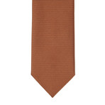 Silk Stripe Tie // Bronze