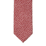 Silk Dot Tie // Red