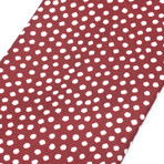 Silk Dot Tie // Red