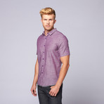 Higgins Woven Shirt // Purple (XL)
