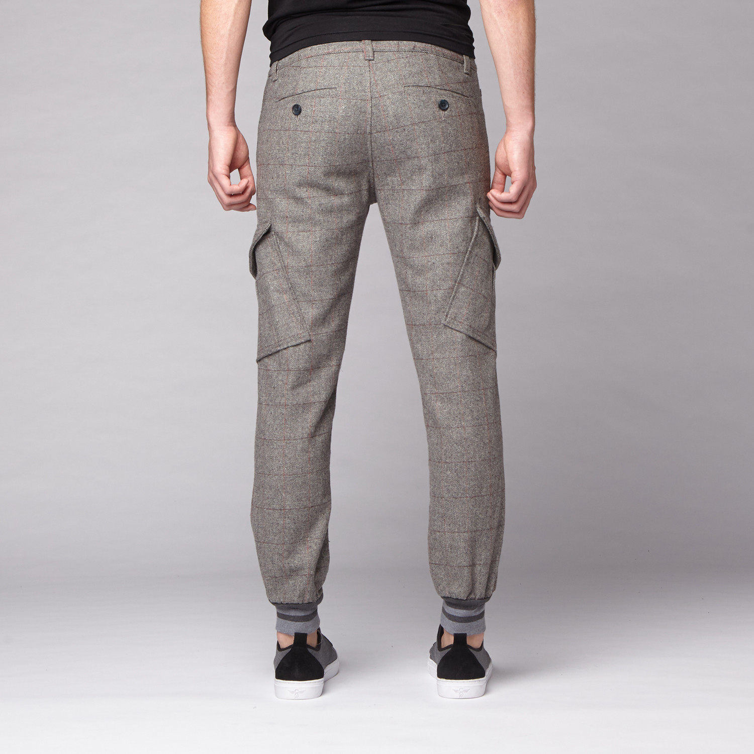 slim cargo joggers