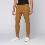 The New Standard Edition // Saul Stretch Twill Slim Cargo Jogger // Heather Khaki (28WX32L)