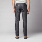 The New Standard Edition // James Selvage Skinny Jean // Raw Grey + Indigo (28WX32L)