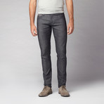 The New Standard Edition // James Selvage Skinny Jean // Raw Grey + Indigo (28WX32L)