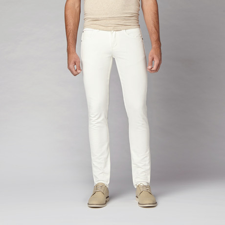 The New Standard Edition // James Selvage Skinny Jean // True White (28WX32L)