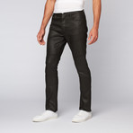 Dean Deluxe Wax Coated Skinny Jean // Black (30WX32L)