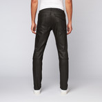 Dean Deluxe Wax Coated Skinny Jean // Black (30WX32L)