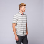 Higgins Woven Shirt // Grey + Black (XL)