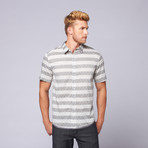 Higgins Woven Shirt // Grey + Black (XL)