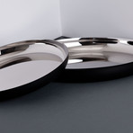 Stainless Steel Tray // Chrome + Black
