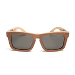 Boulder // Brown Skateboard Wood // Polarized (Gray Lenses)