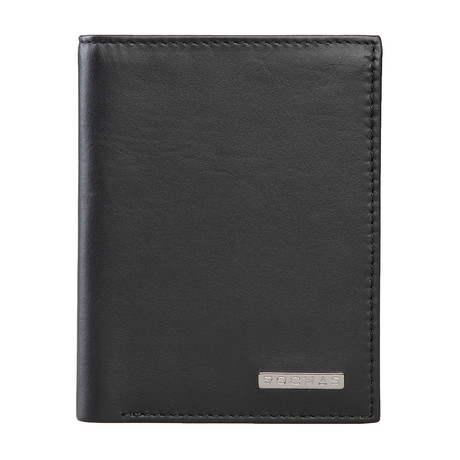 Bill Bi-Fold Wallet // Black
