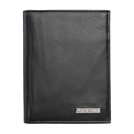 Grover Tri-Fold Wallet // Black