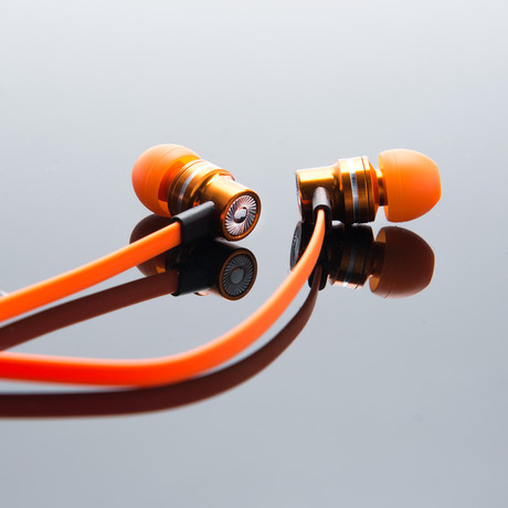 Pump Audio Headphones V1 // Orange