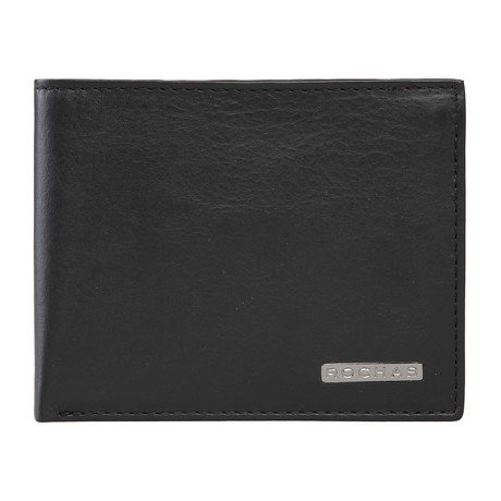 William Bi-Fold Wallet // Black