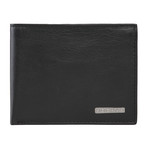William Bi-Fold Wallet // Black