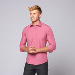 Button Up Shirt // Dark Pink (2XL)