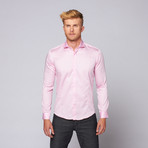 Button Up Shirt // Deep Pink (M)