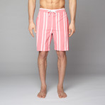 Board Shorts // Fuchsia Striped (M)