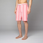 Board Shorts // Fuchsia Striped (M)