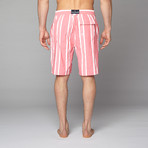 Board Shorts // Fuchsia Striped (M)