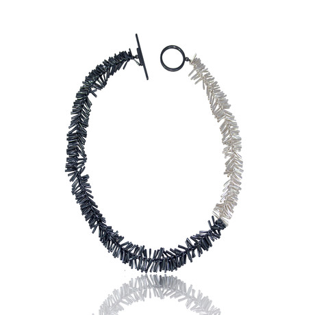 Tickle II // Necklace (Black, Gold)