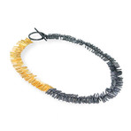 Tickle II // Necklace (Black, Gold)