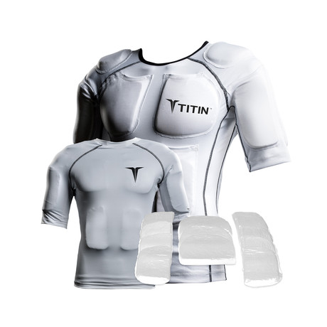 Weighted Compression Shirt // Ice White (XS)