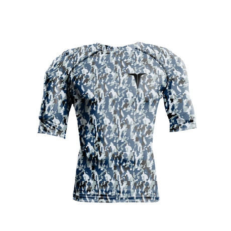 Weighted Compression Shirt // Navy Digital Camo (XS)
