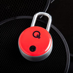 Quicklock NFC Bluetooth Padlock + NFC FOB // Red