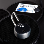 Quicklock NFC Bluetooth Padlock + NFC FOB // Black