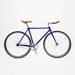 Glossy Blue PB with Silver Components // Bullhorn Handlebar (52cm Frame)