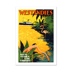 White Star Lines + West Indies // Hand-Pulled Lithograph