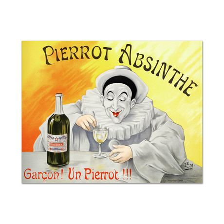 Pierrot Absinthe // Hand-Pulled Lithograph