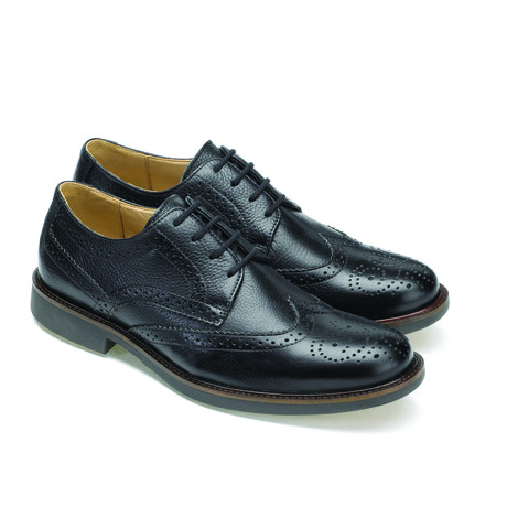 Palma Leather Oxford Brogue // Black (Euro: 39)