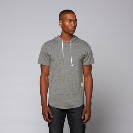 Back Alley Hooded Tee // Grey (S)