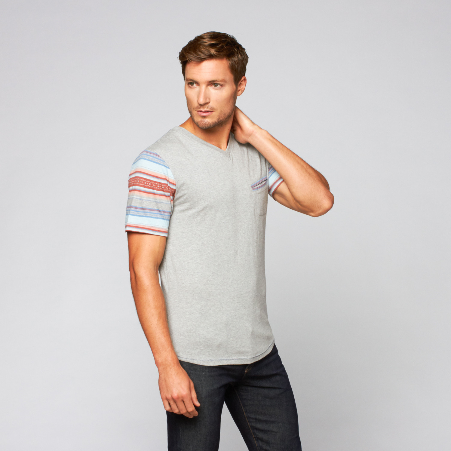 Tulum Short Sleeve // Grey Heather (S) - 3rd & Army - Touch of Modern