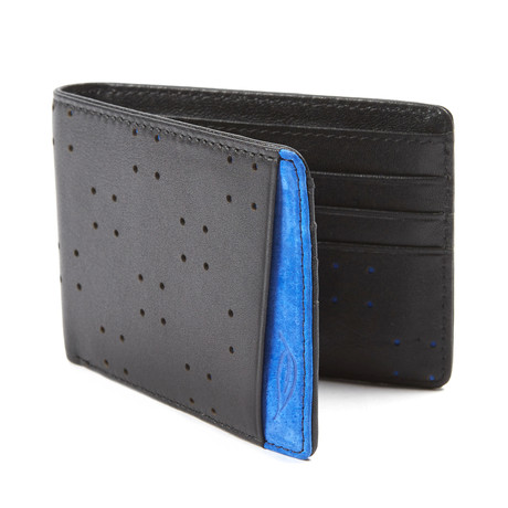 AV1 Wallet // Black + Blue