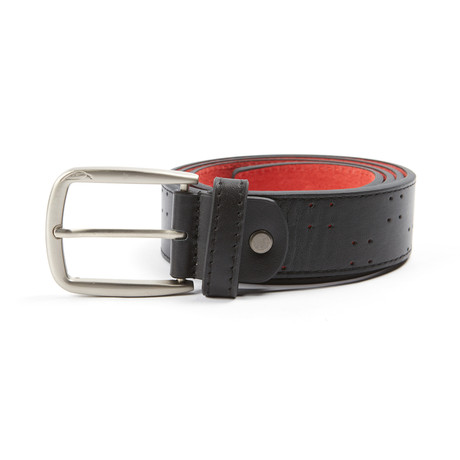 AV1 Belt // Black + Red (S (27"-32"))