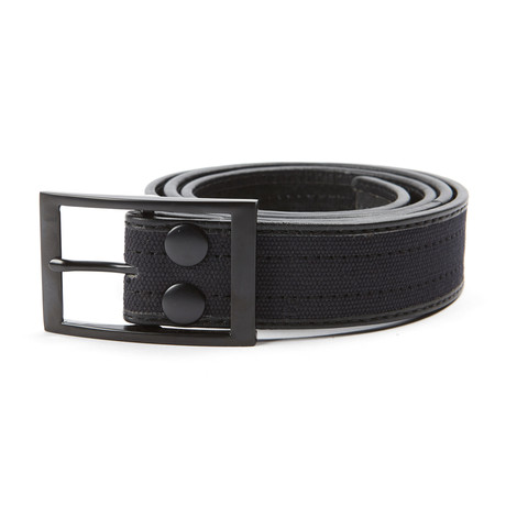 Wrapt Belt // Dark Grey + Black (S (27"-32"))