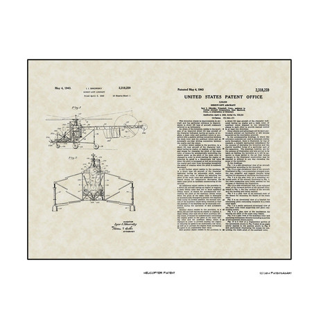Helicopter // Patent Art