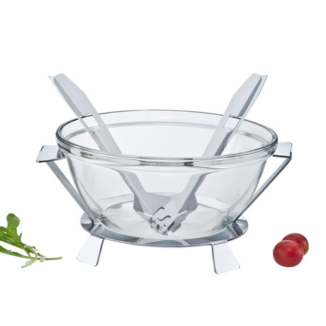Ritratto Salad Bowl + Support and Servers