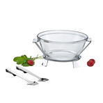 Ritratto Salad Bowl + Support And Full Moon Servers