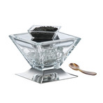 Lugano Medium Caviar Service + Spoon