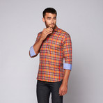 Navas Button-Up Shirt // Orange Multi (XL)