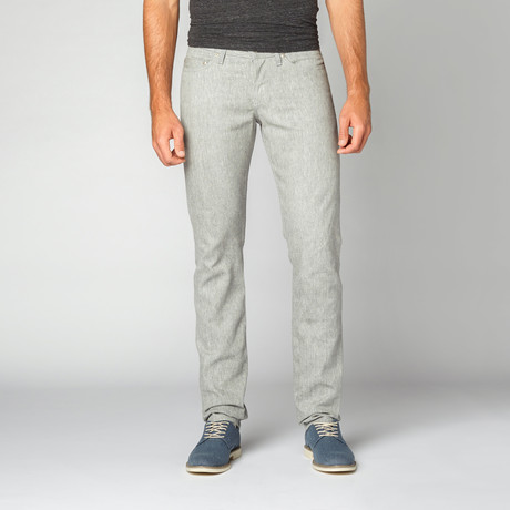 Naked & Famous // Weird Guy Arctic Selvedge // Heather Grey (28WX34.5L)