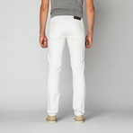Naked and Famous // Weird Guy Selvedge Chino // Optic White (30WX34.5L)