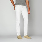 Naked and Famous // Weird Guy Selvedge Chino // Optic White (32WX34.5L)