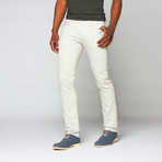 Naked & Famous // Skinny Guy Stretch // White (33WX34.5L)