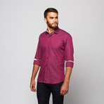Lica Button-Up Shirt // Fuchsia (XL)
